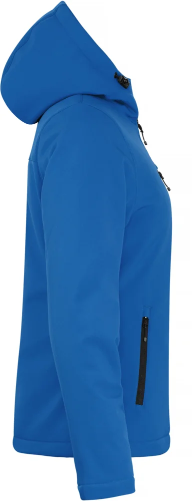 Ladies' Padded Hooded Softshell Jacket
