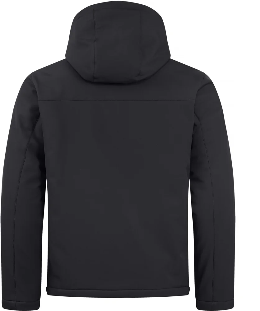 Wattierte Herren Kapuzen Softshell Jacke
