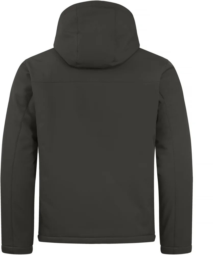 Wattierte Herren Kapuzen Softshell Jacke