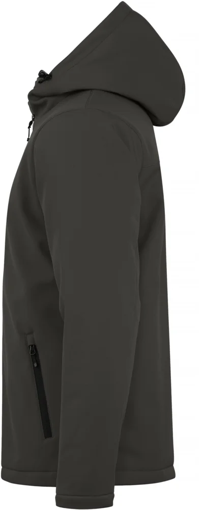 Wattierte Herren Kapuzen Softshell Jacke