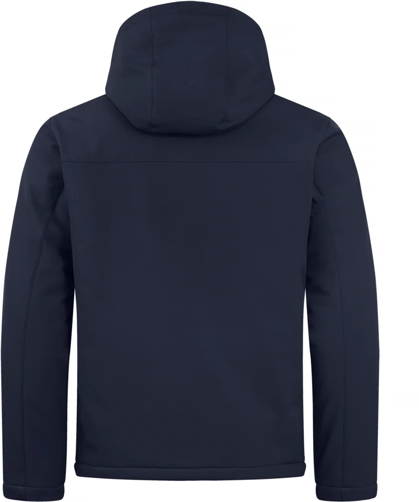 Wattierte Herren Kapuzen Softshell Jacke