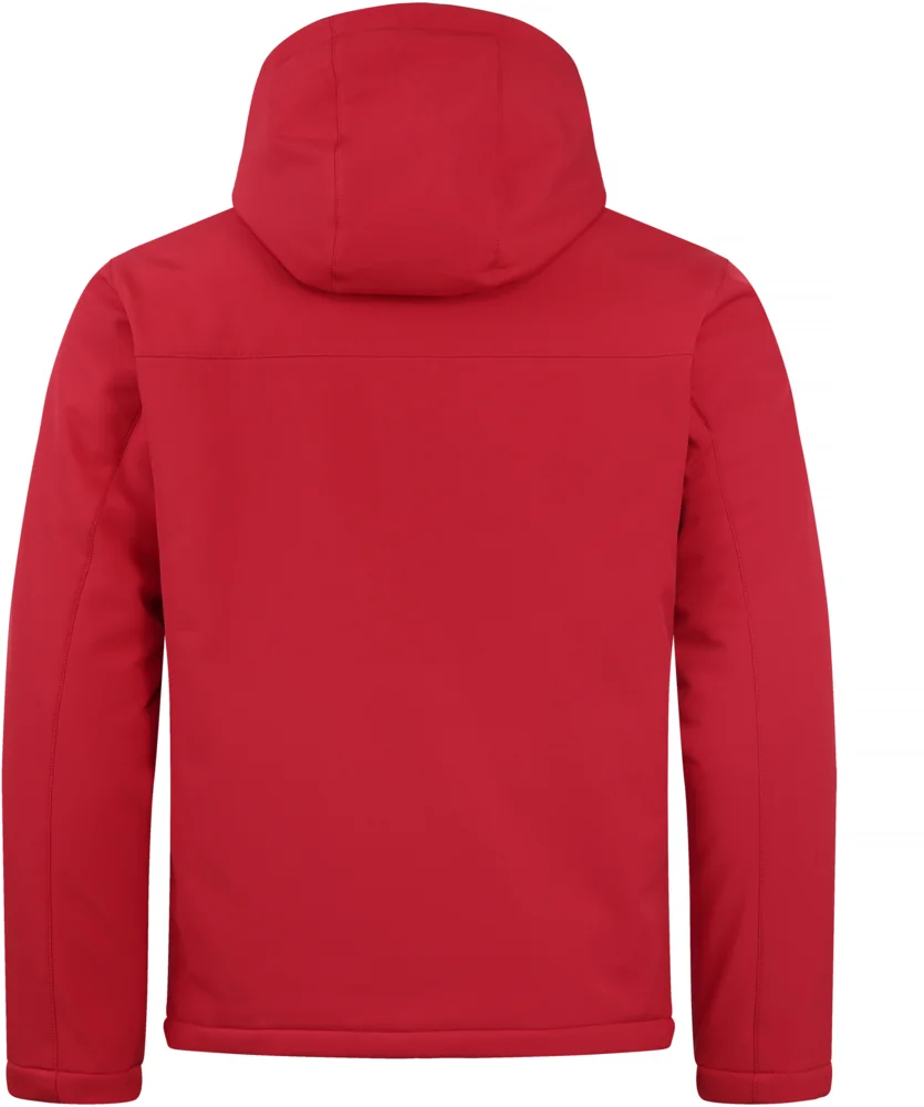 Wattierte Herren Kapuzen Softshell Jacke