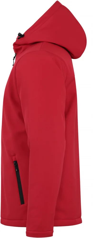 Wattierte Herren Kapuzen Softshell Jacke