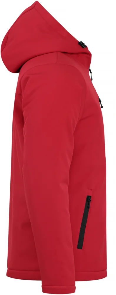 Wattierte Herren Kapuzen Softshell Jacke