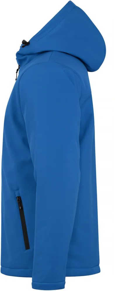Wattierte Herren Kapuzen Softshell Jacke