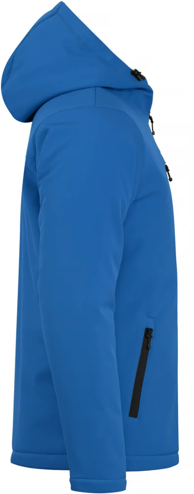 Wattierte Herren Kapuzen Softshell Jacke