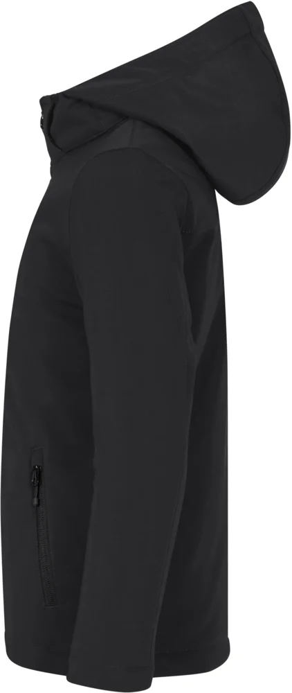 Wattierte Kinder Kapuzen Softshell Jacke