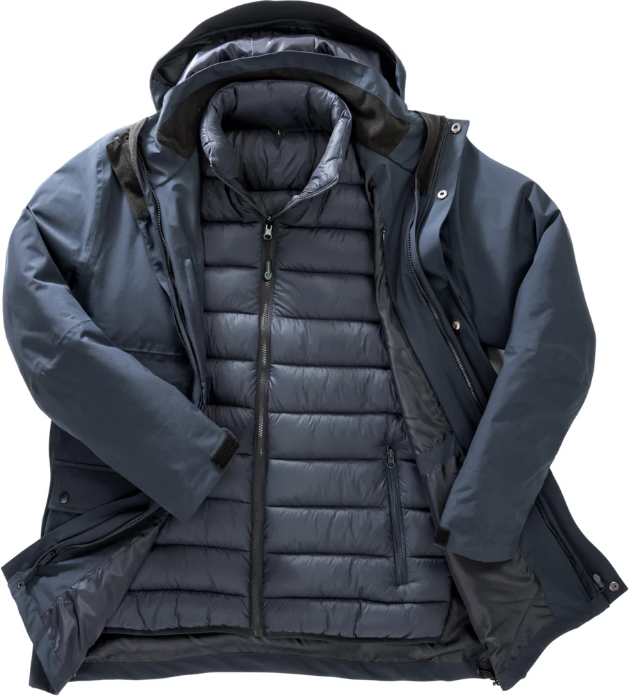 Wattierte Ripstop 3-in-1 Jacke