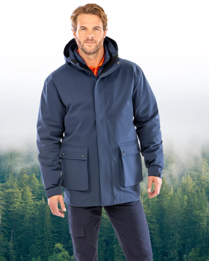 Wattierte Ripstop 3-in-1 Jacke