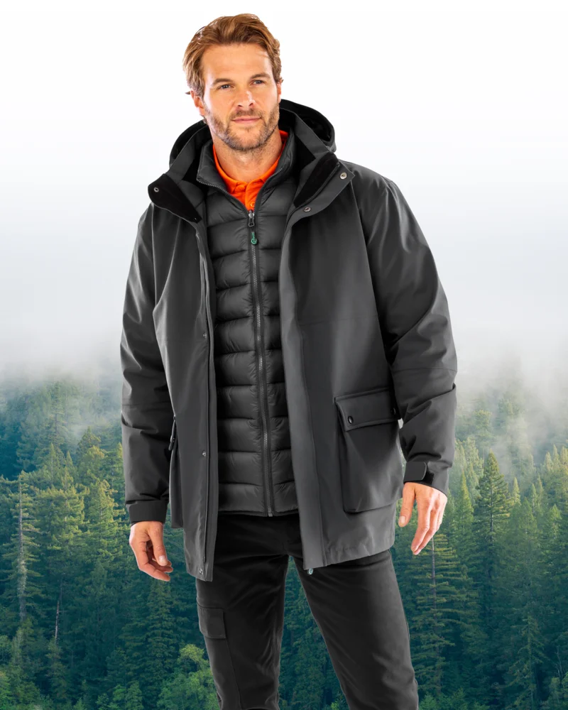 Wattierte Ripstop 3-in-1 Jacke