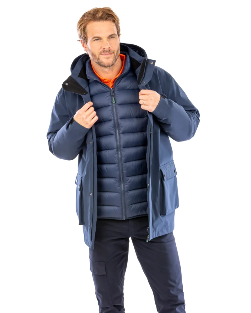 Wattierte Ripstop 3-in-1 Jacke