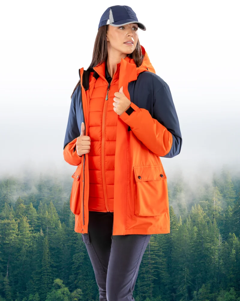 Wattierte Ripstop 3-in-1 Jacke