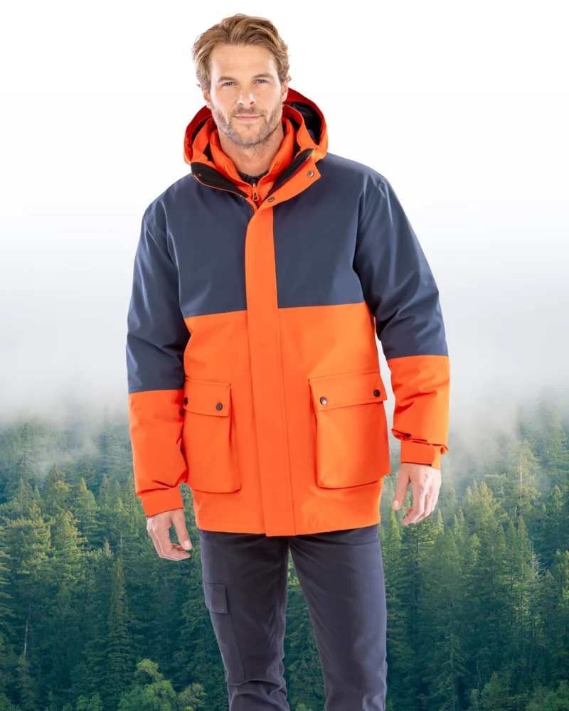 Wattierte Ripstop 3-in-1 Jacke