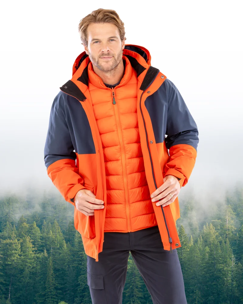 Wattierte Ripstop 3-in-1 Jacke