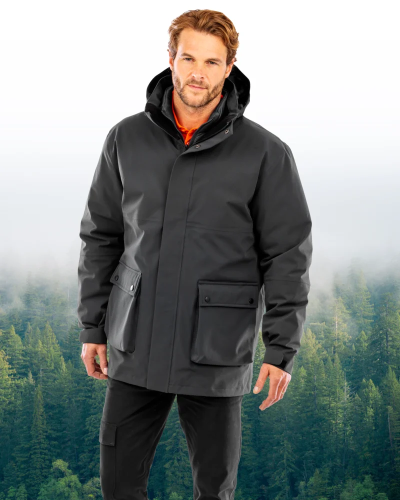 Wattierte Ripstop 3-in-1 Jacke