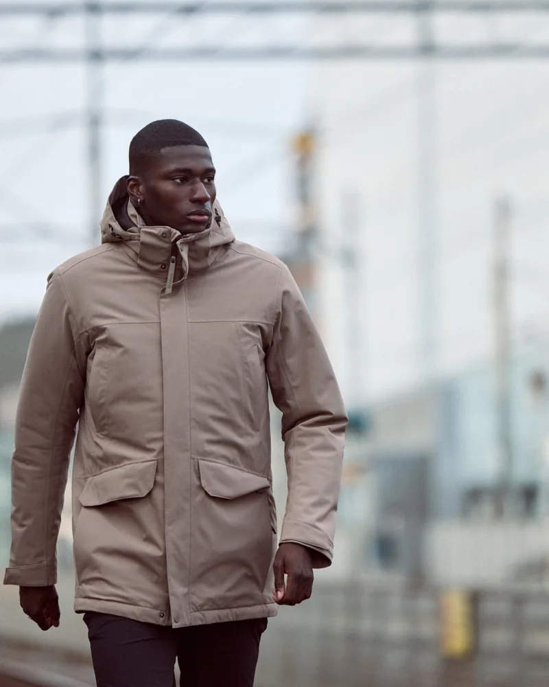 Wattierter Herren Parka