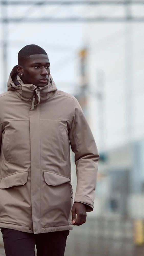 Wattierter Herren Parka