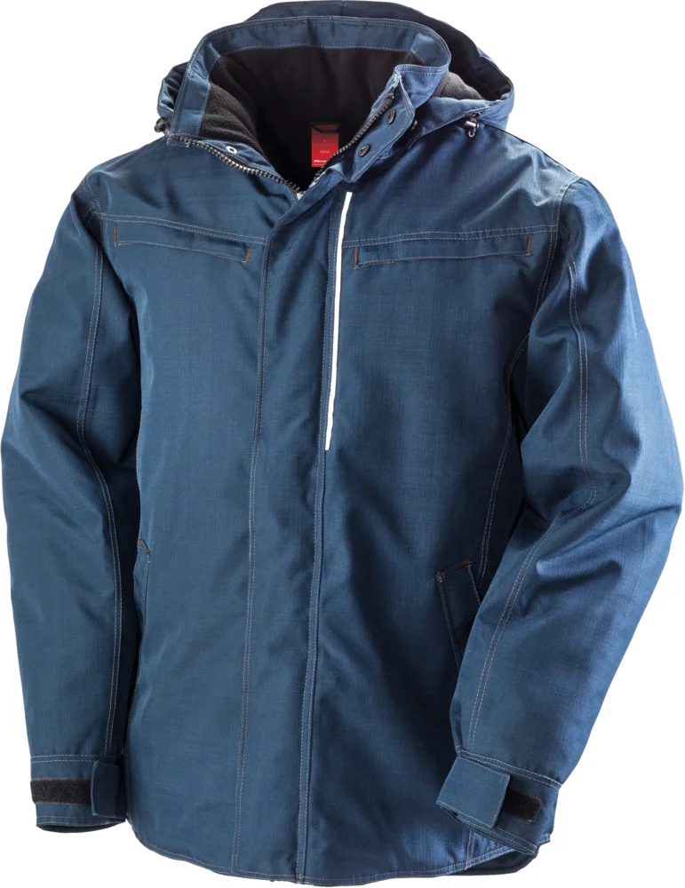 Workwear Jacket in Denim Structure
