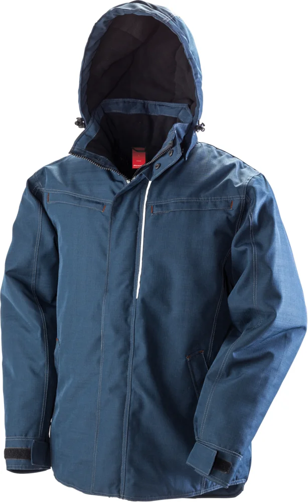 Workwear Jacket in Denim Structure