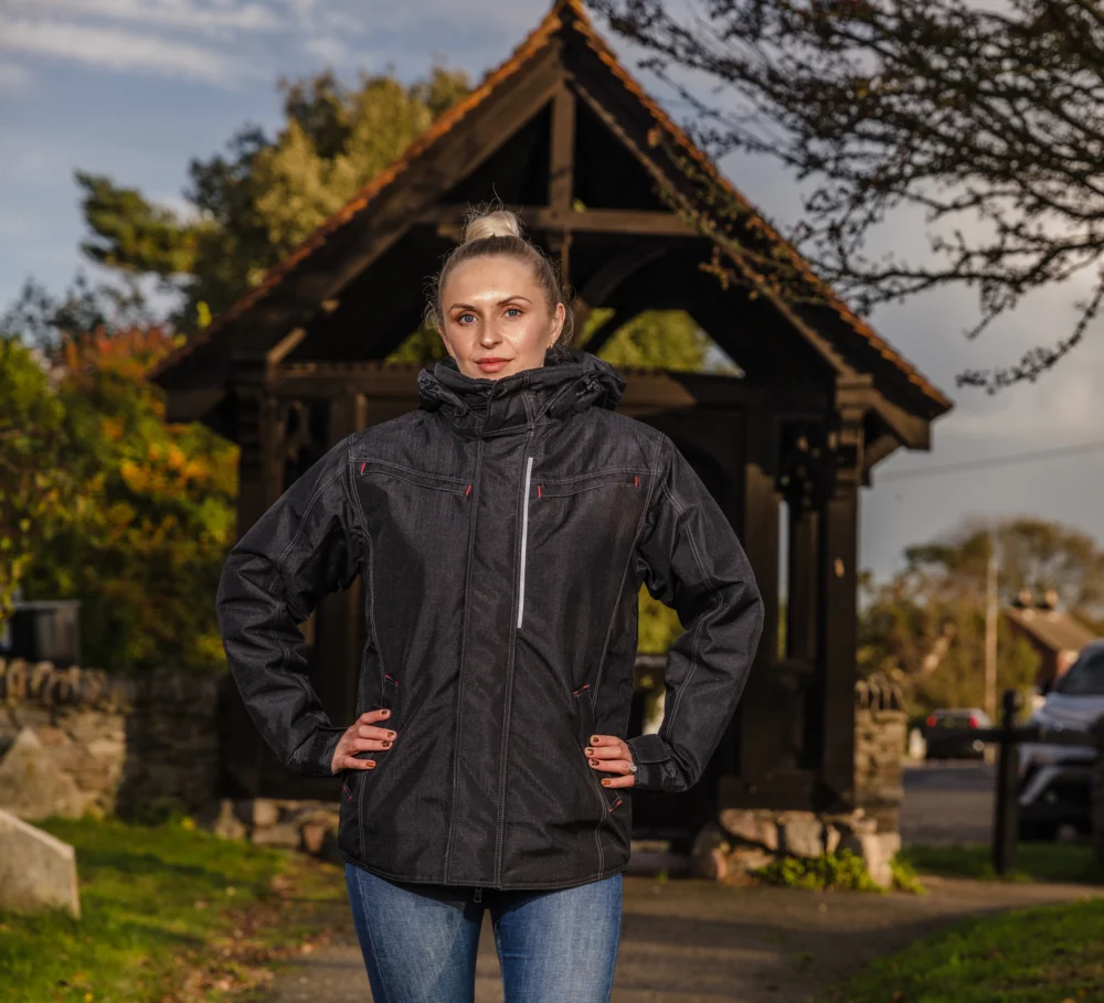 Workwear Jacket in Denim Structure