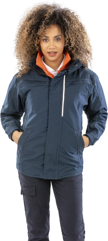 Workwear Jacket in Denim Structure