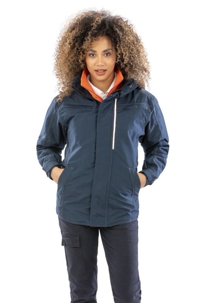 Workwear Jacket in Denim Structure