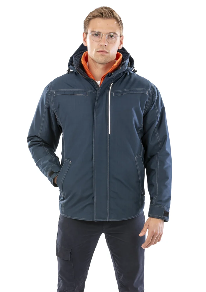 Workwear Jacket in Denim Structure