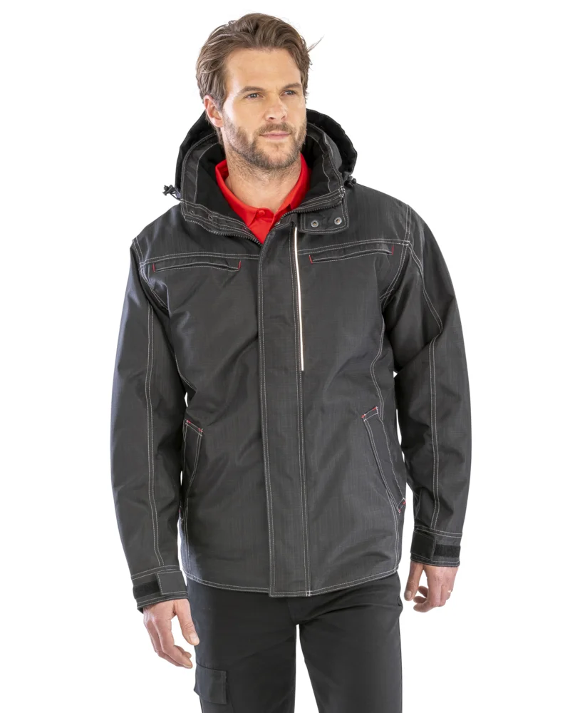 Workwear Jacket in Denim Structure