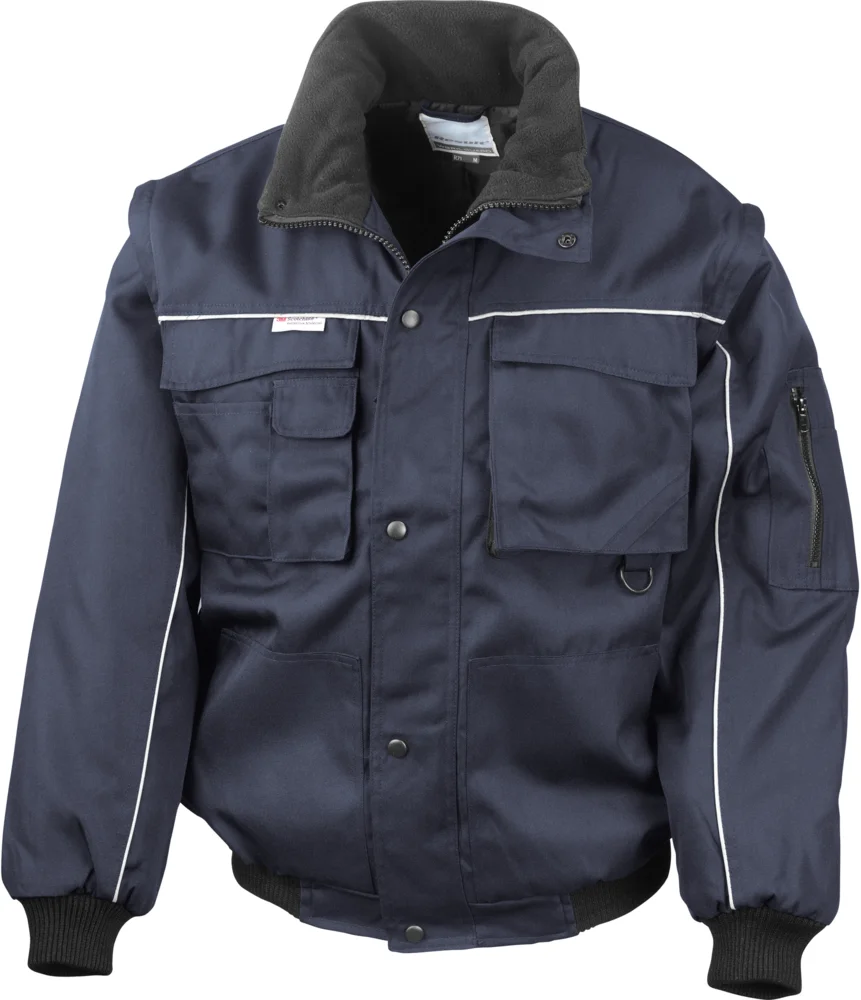 Workwear Jacke mit abnehmbaren Ärmeln