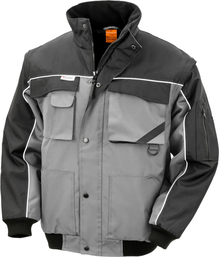 Workwear Jacke mit abnehmbaren Ärmeln