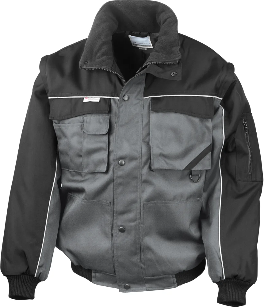 Workwear Jacke mit abnehmbaren Ärmeln
