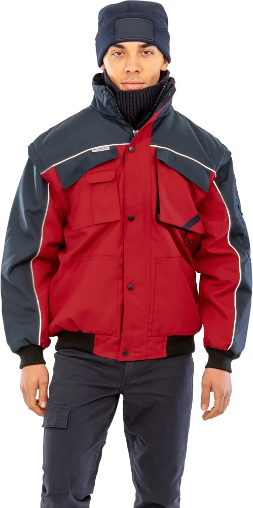 Workwear Jacke mit abnehmbaren Ärmeln