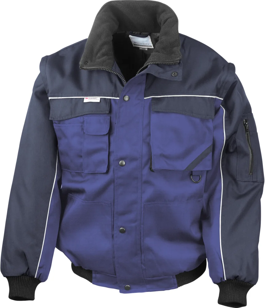 Workwear Jacke mit abnehmbaren Ärmeln