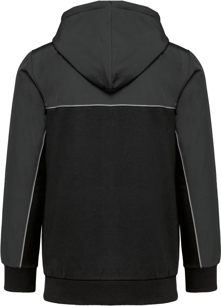 Hooded Workwear Sweat Jacket