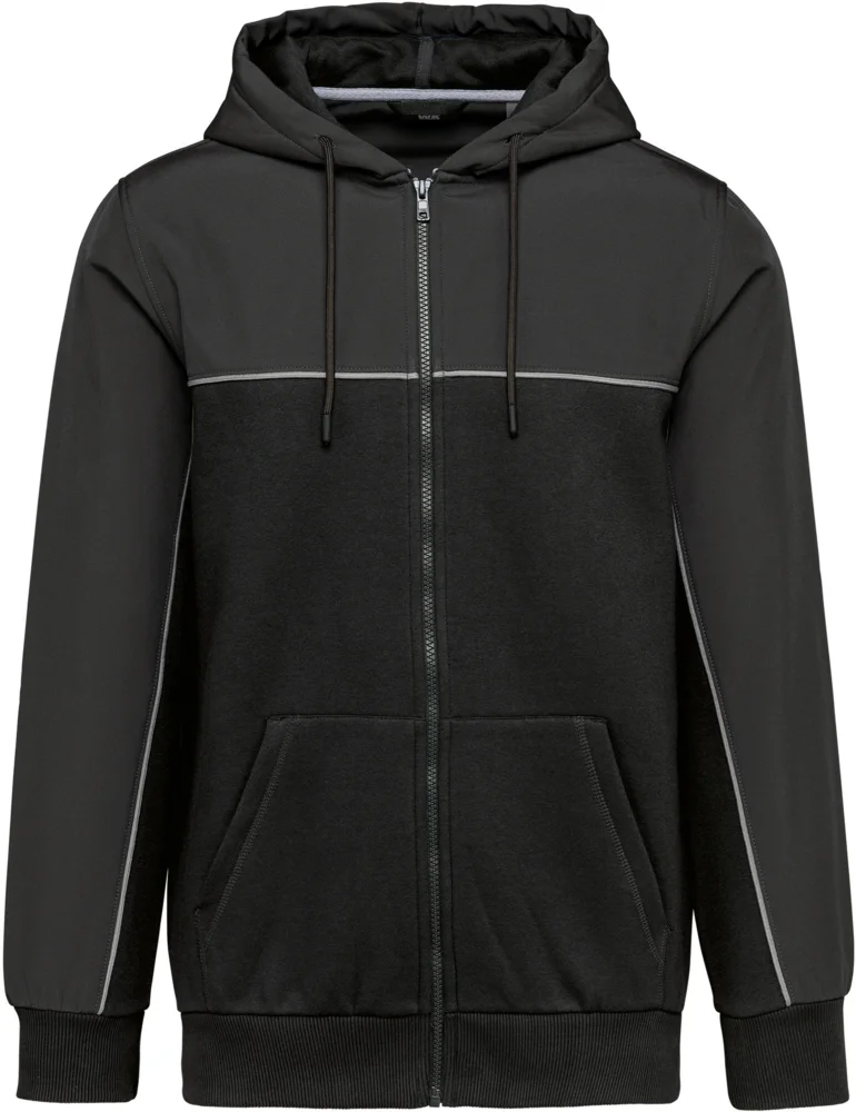 Hooded Workwear Sweat Jacket