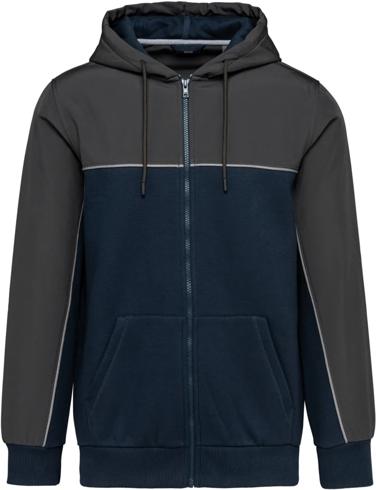 Hooded Workwear Sweat Jacket