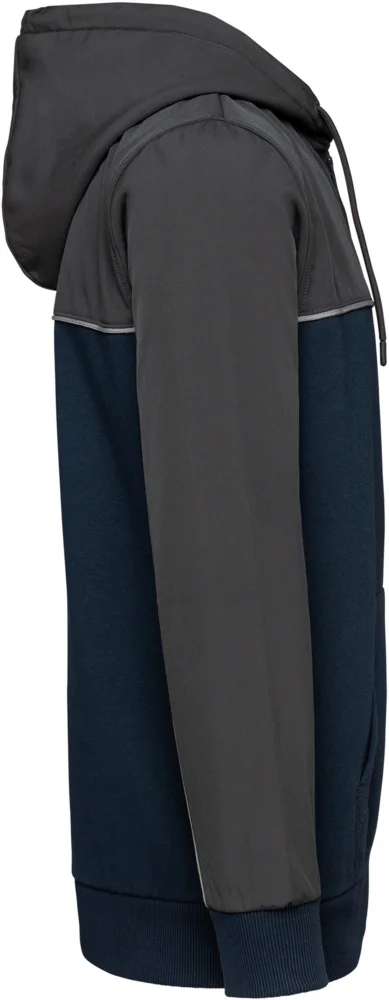 Hooded Workwear Sweat Jacket