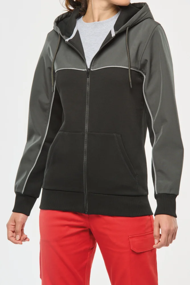 Hooded Workwear Sweat Jacket
