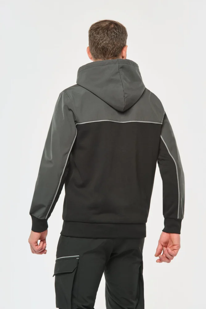 Hooded Workwear Sweat Jacket