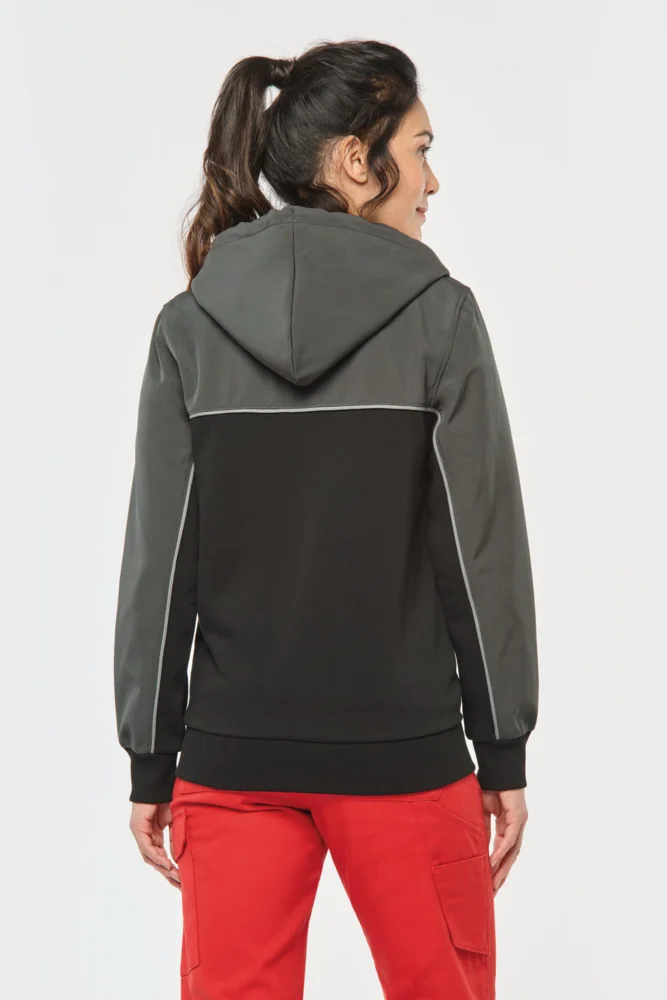 Hooded Workwear Sweat Jacket
