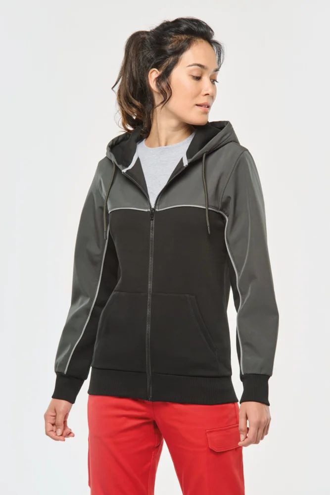 Hooded Workwear Sweat Jacket