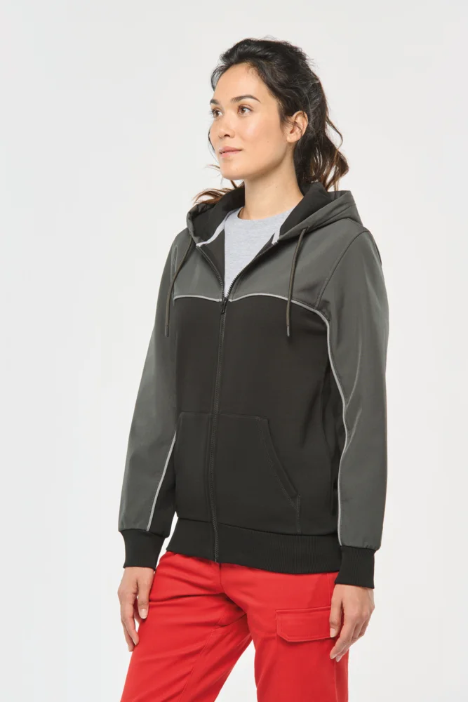 Hooded Workwear Sweat Jacket