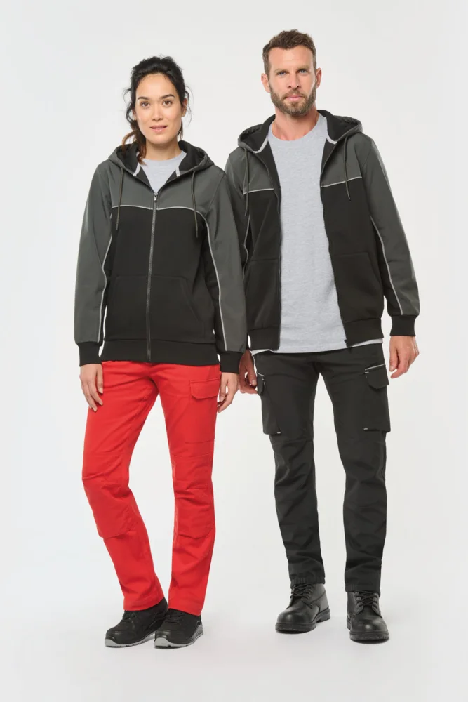 Hooded Workwear Sweat Jacket