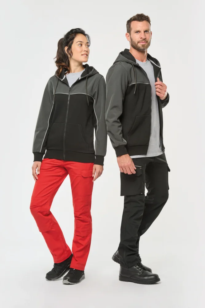 Hooded Workwear Sweat Jacket