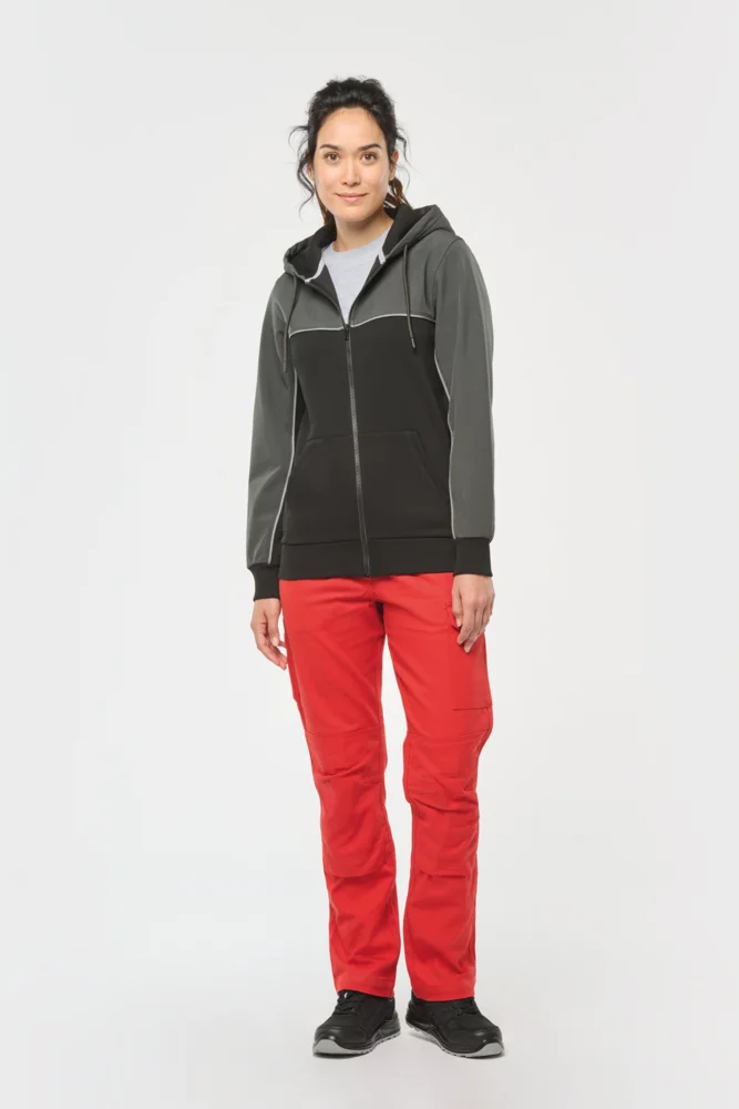 Hooded Workwear Sweat Jacket