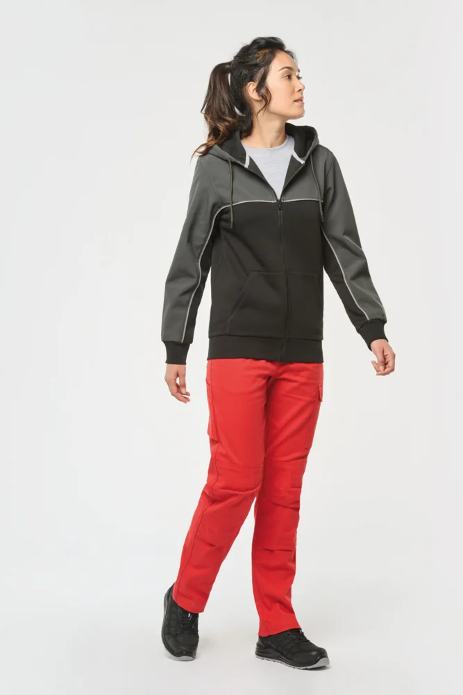 Hooded Workwear Sweat Jacket