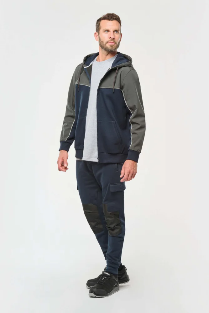 Hooded Workwear Sweat Jacket
