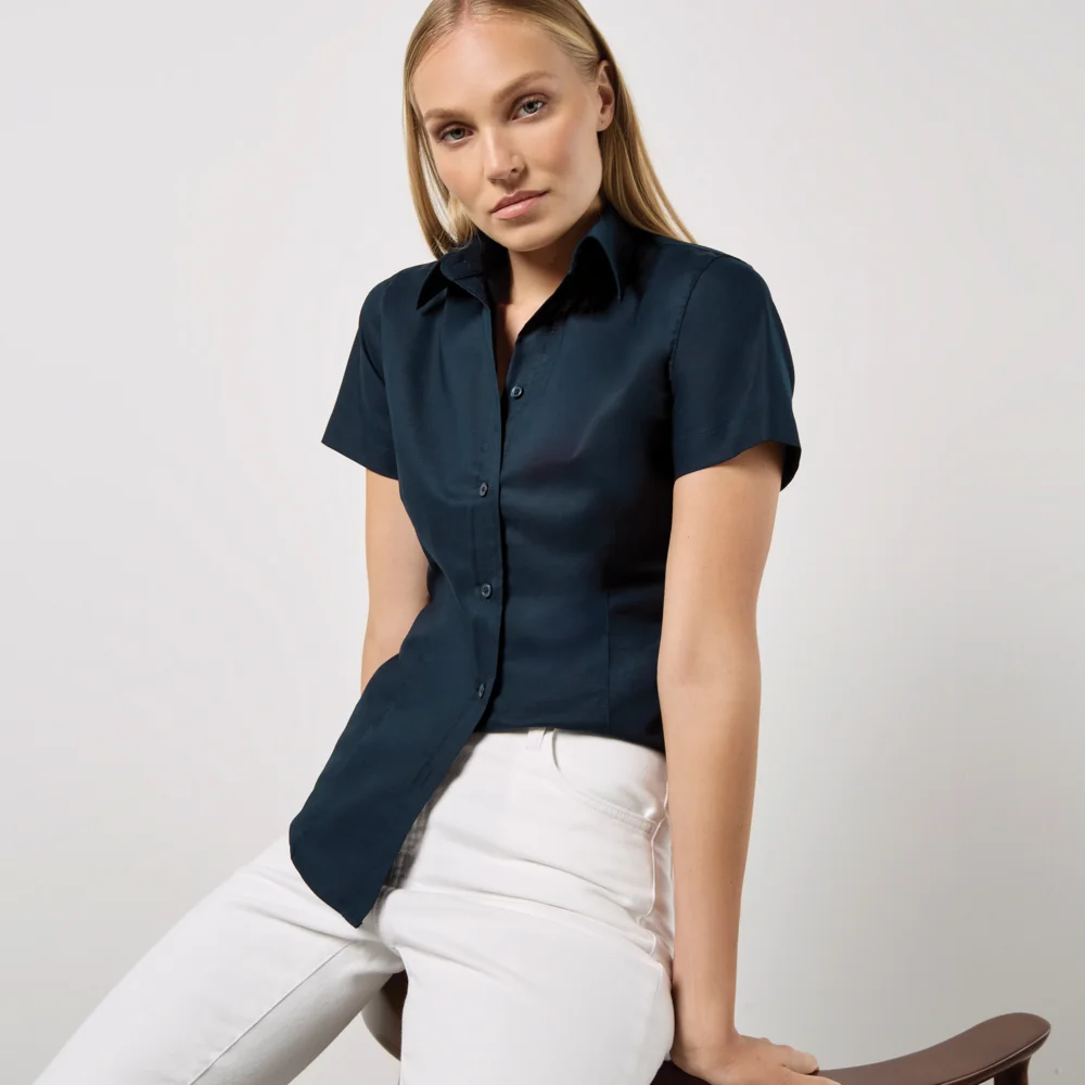 Workwear Oxford Bluse kurzarm