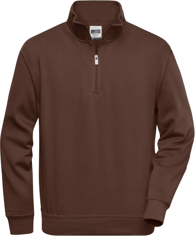 Workwear Sweater mit 1/4 Zip