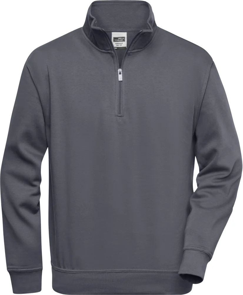 Workwear Sweater mit 1/4 Zip